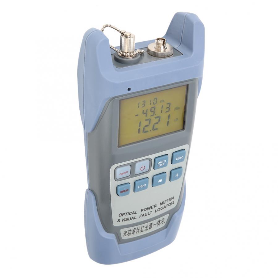 Handheld Fiber Optical Power Meter Visual Fault Locator Fiber Optic Cable Tester -70~ + 10dB Handheld Fiber Optical Power Meter