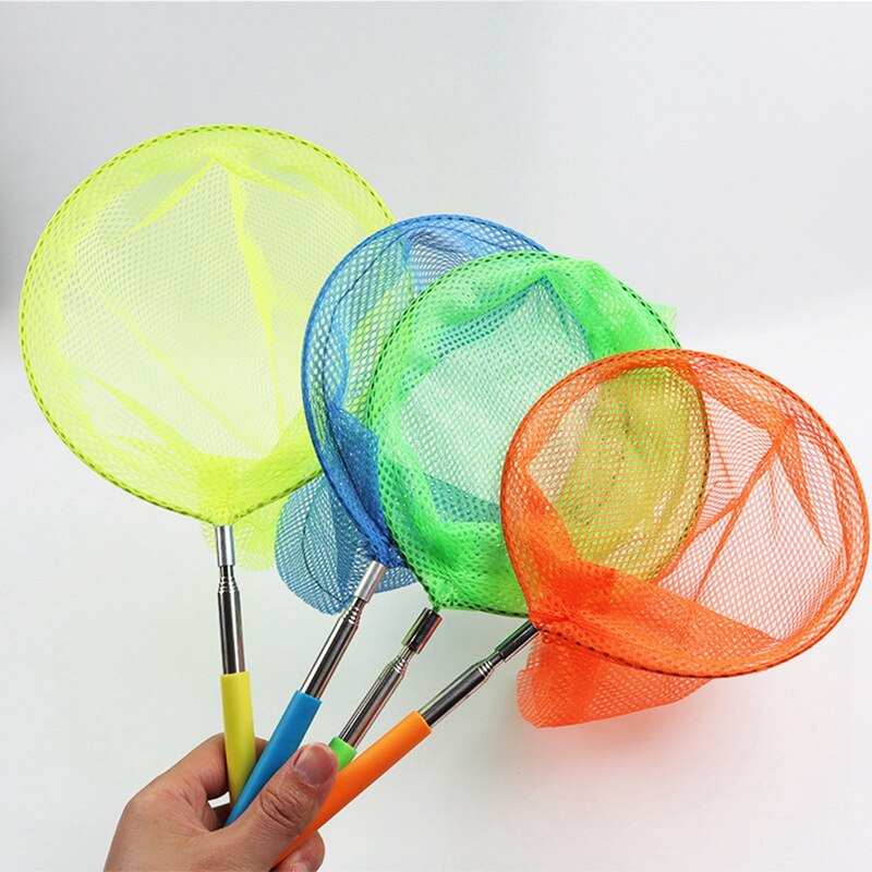 1PC Kids Colored Telescopic Butterfly N Ets Catching Insects Bugs Fishing N Et Extendable From 6.8" To 34" For Kids