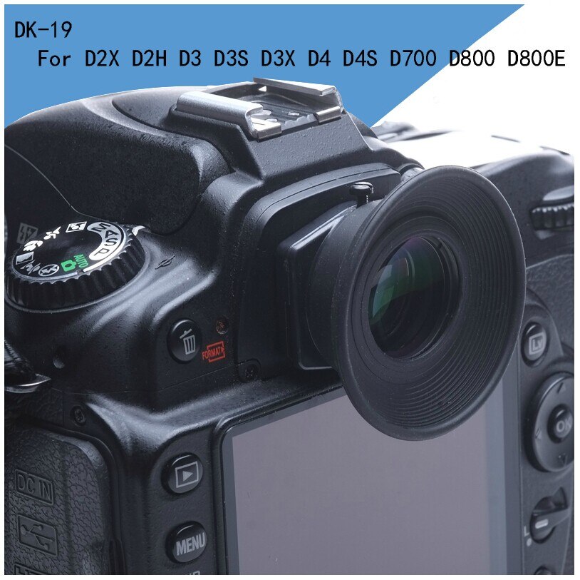 Frete grátis DK-19 dk19 ocular de Borracha Ocular Para df D2X D2H D3 D3S D3X D4 D4S D700 D800 f6 D2X D3X D3 D800E