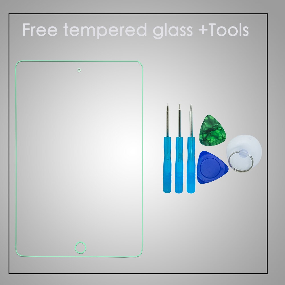Voor Ipad 9th 10.2 &quot Touch Screen Digitizer Glas A2602 A2603 A2604 A2605 Met Lijm, tool Kit + Gehard Glas