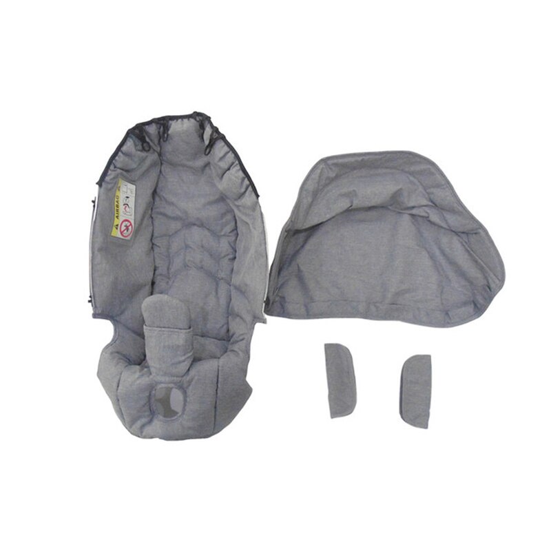 4 in1 Car Seat Stroller Accessories Changing Washing Kit Waterproof Rain Cover Sunshade Cover Mosquito for Doona/FooFoo Stroller: Gray