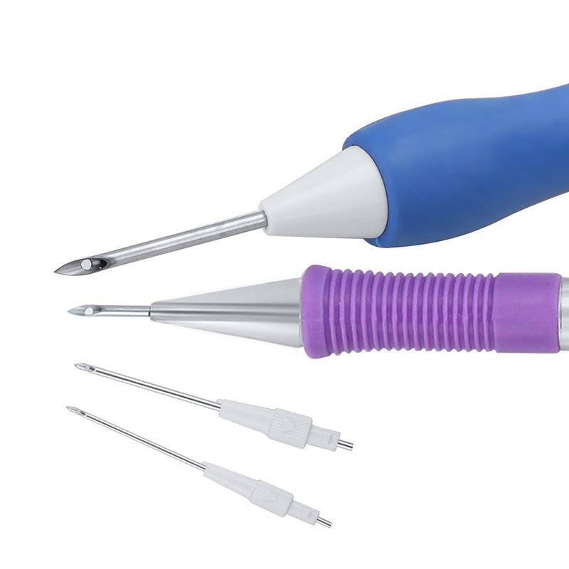 Plastic Embroidery Pen Set DIY Magic Embroidery Punch Needle Crafts For Women Mom DIY Sewing Tools Supplies Year