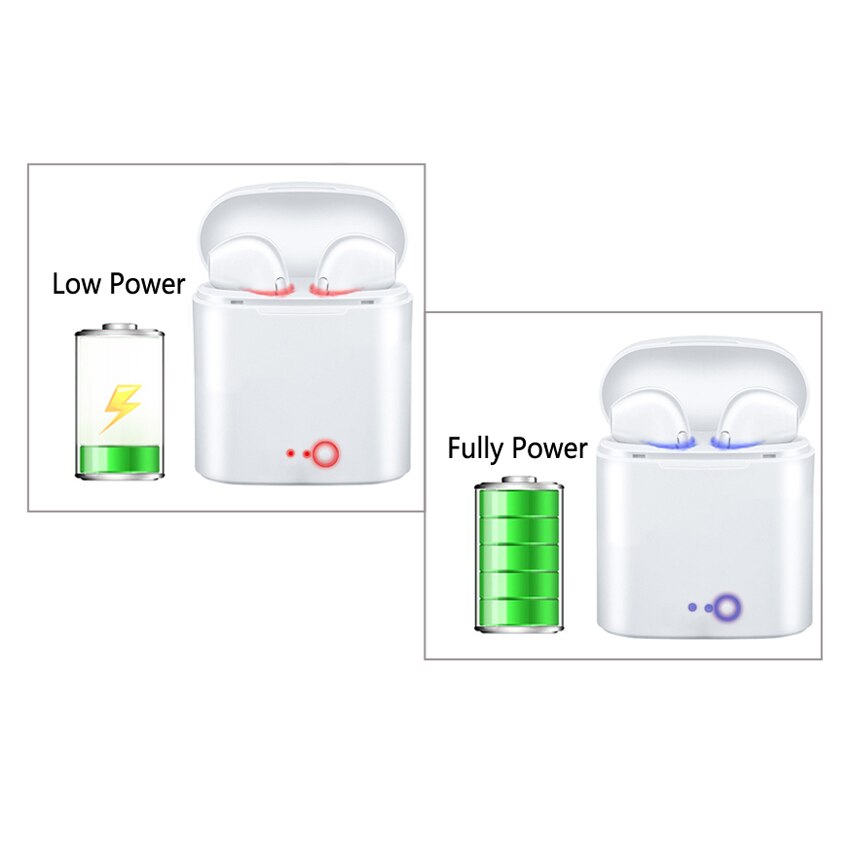 I7s Tws Bluetooth Oortelefoon Mini Draadloze Oordopjes Met Opladen Doos I7 Sport Handsfree In-Ear Draadloze Headset Voor Xiaomi telefoon