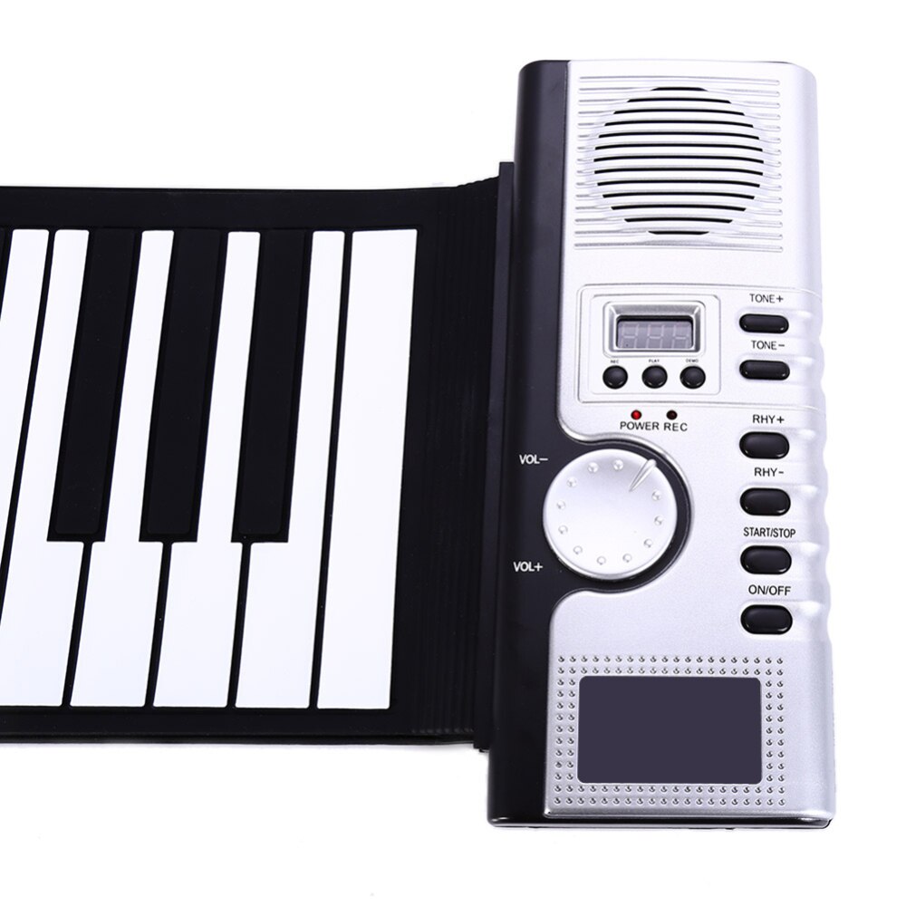 Elektronisch Keyboard Speelgoed 61 Toetsen Voor Beginners Flexibele Roll Up Elektronische Soft Keyboard Piano Draagbare 61 Toetsen Piano