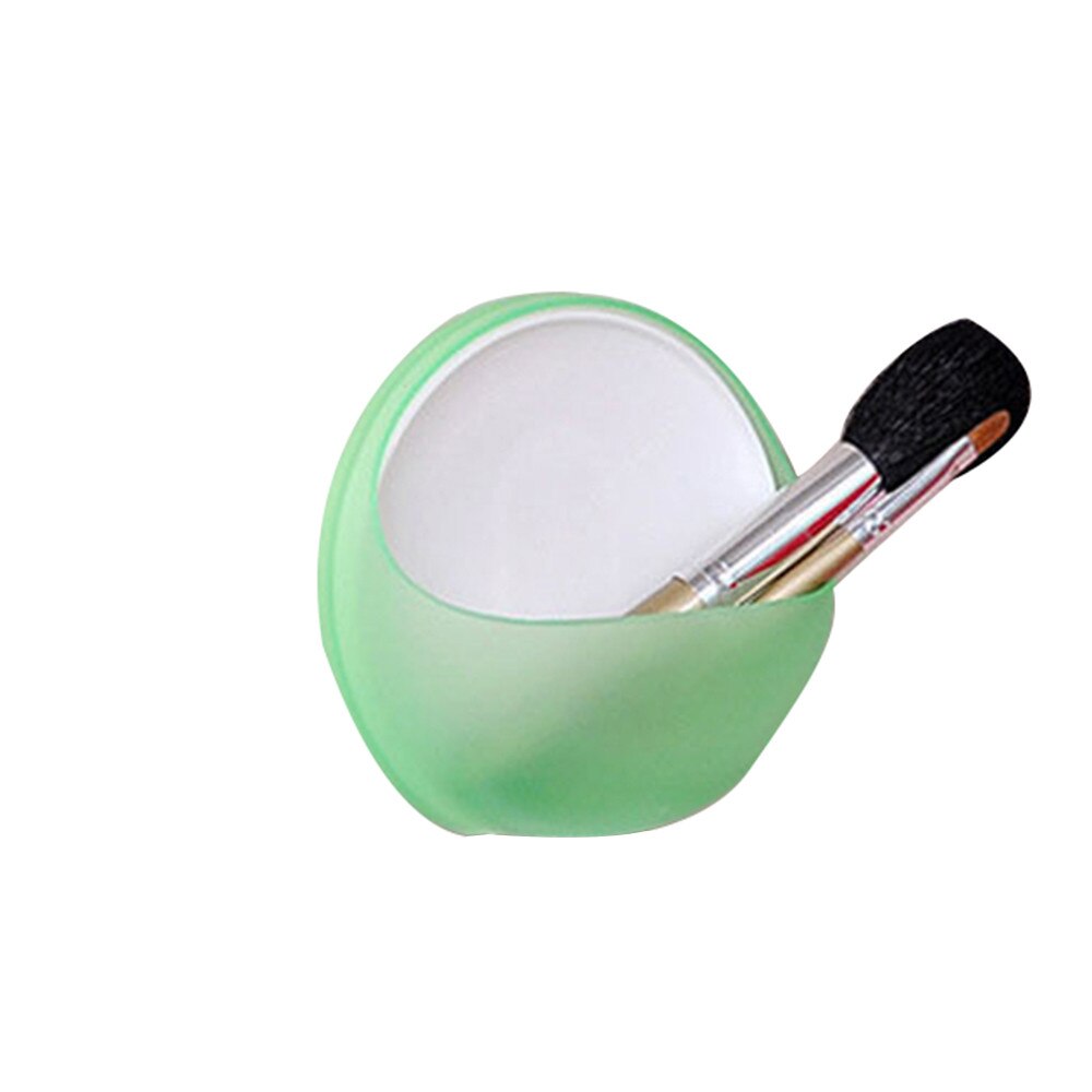 Plastic Zuignap Zeep Tandenborstel Doos Schotel Houder Badkamer Douche Accessoire Bu Cartoon Glimlach Badkamer Sets: Green 