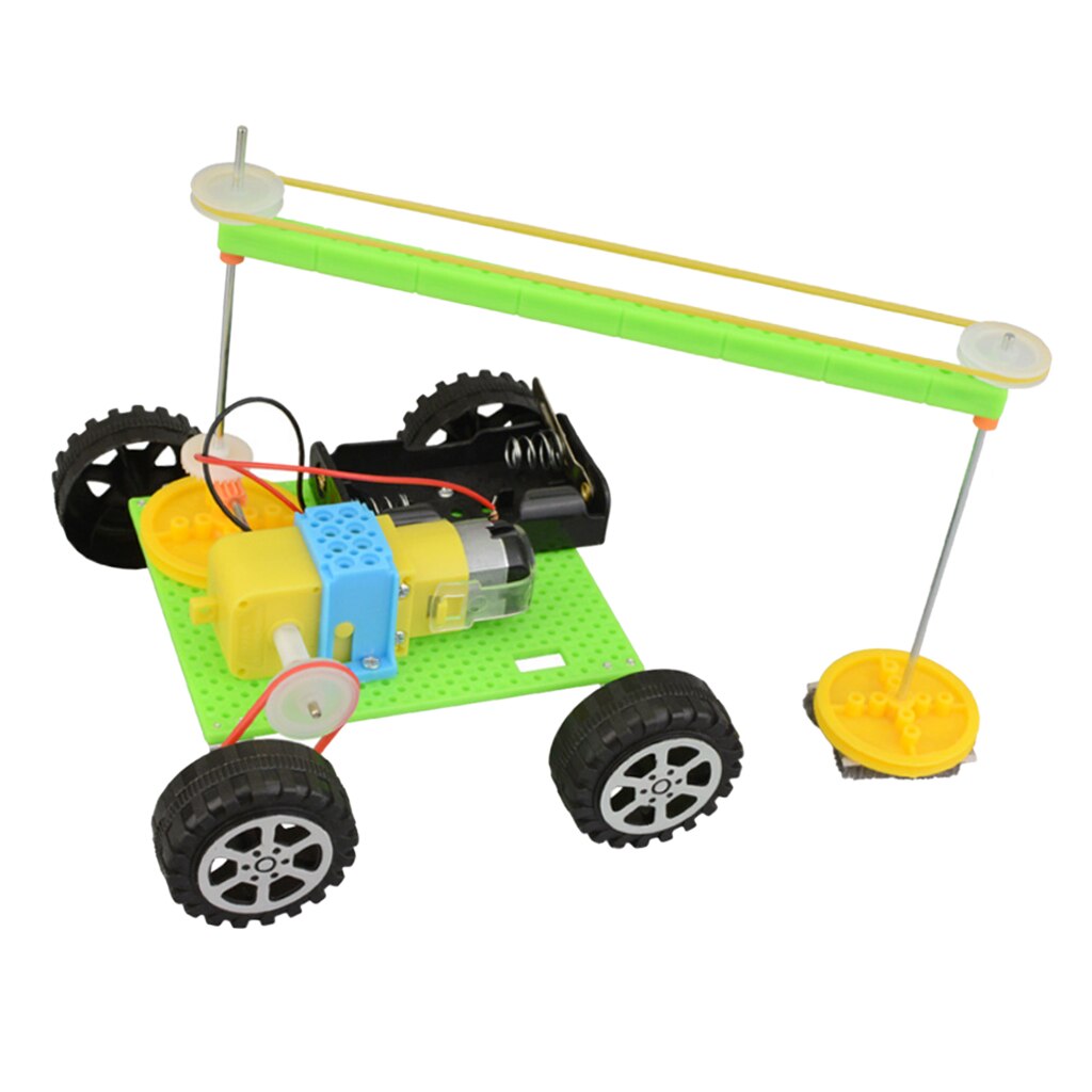 DIY Electric Sweeping Robot Model, Kids Student Science Educational Toy