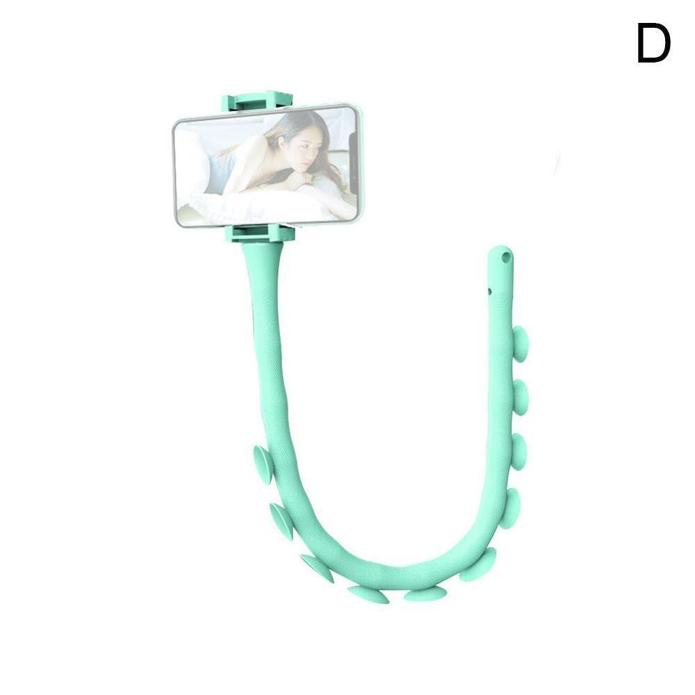 Shellnail søt caterpillar lazy bracket mobiltelefon holder orm fleksibel telefon sugekopp stativ for hjemmevegg stasjonær sykkel: Telefonholder d