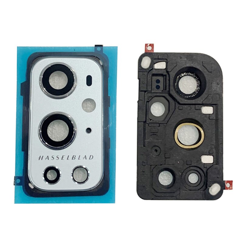 Achter Back Camera Lens Glas Met Frame Houder Voor Oneplus 9 Pro Camera Frame Reparatie Vervanging Onderdelen