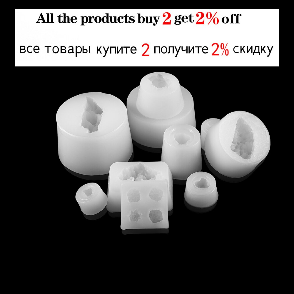 20 stylów wyczyść rudy bryła kryształowa epoksydowa formy żywiczne różne kształty Spar dla żywicy epoksydowej odlewania formy biżuteria silikonowa Making