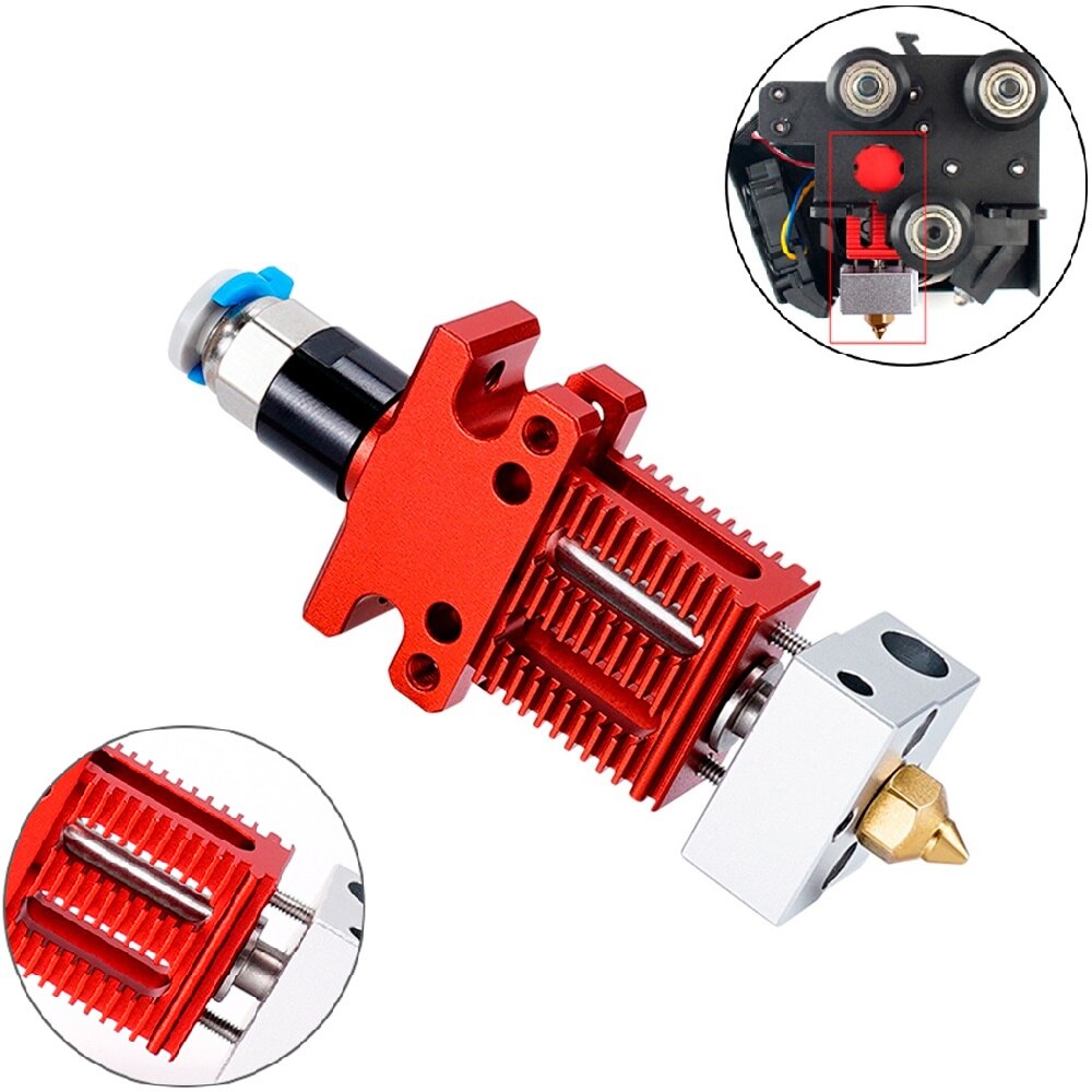 MEGA CR-6 SE Hotend Kit Metal Extrusion Extruder 3D Printing Parts Titanium alloy Bimetal heatbreak for Creality CR-5 PRO CR6