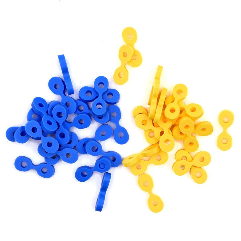40 st dental superelastiskt gummifixeringskilar matrismatriser damkomposit 2 storlekar 2.0/2.5 mm passar in i alla mellanrum