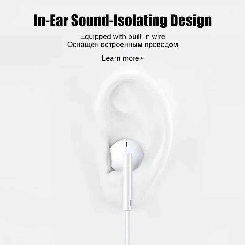 Auriculares originales para Apple iPhone 15, 14, 11, 12, 13 Pro Max, auriculares XR X XS 8 Plus, auriculares con cable Bluetooth, accesorios para auriculares