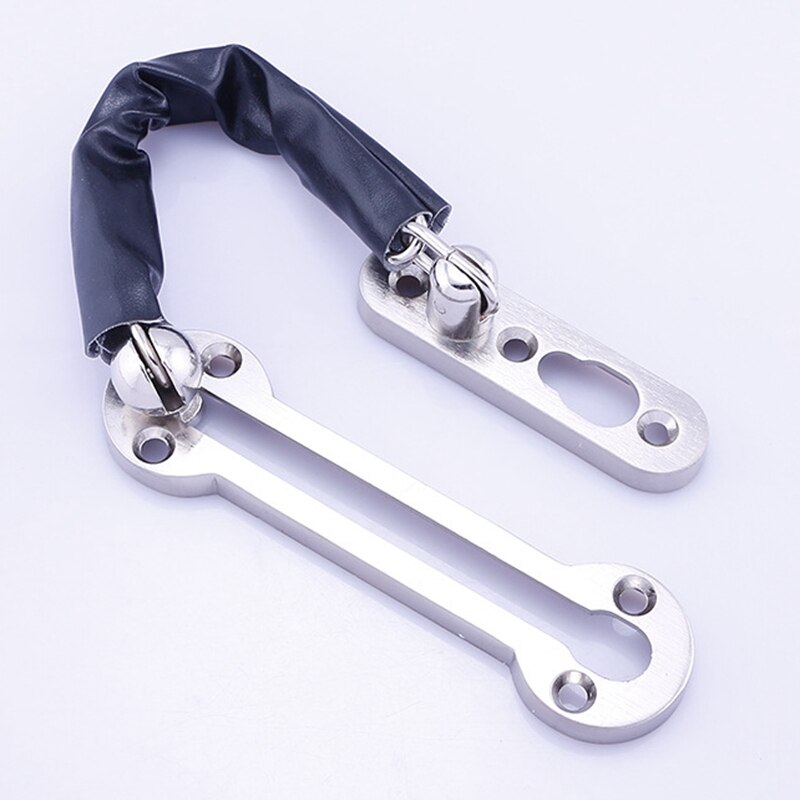 Zinc Alloy Door Lock Chain Door Security PU Lock Gate Chain Door Safety Lock Guard Chain For Home Hotel
