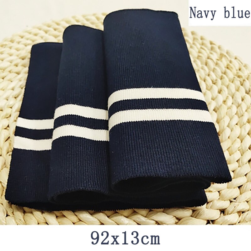 92 x 13cm fine rib strik elastisk stof gør manchetter linning krave ribkant til baseball dragten sportstøj sytilbehør: 4