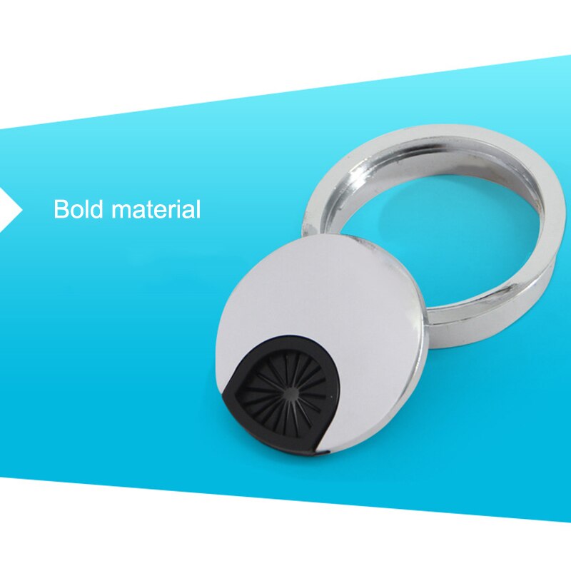 60mm Zinc Alloy Desk Table Grommet Cable Cord Hole Cover for Home Office --M25