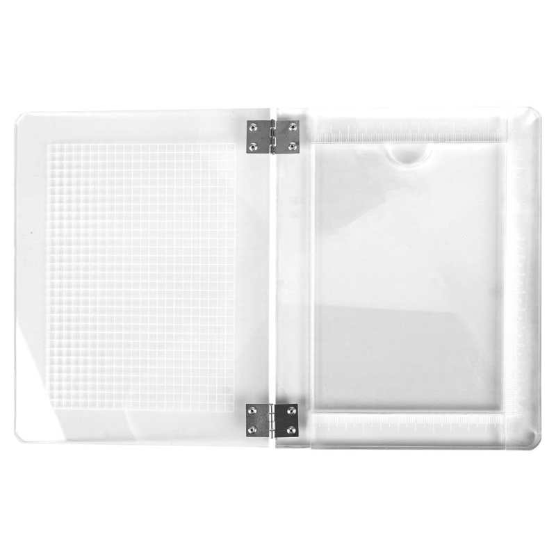 Stamp Platform Positioning Tool Transparent Stamping Template DIY Stamping Platform Tools for Home Office