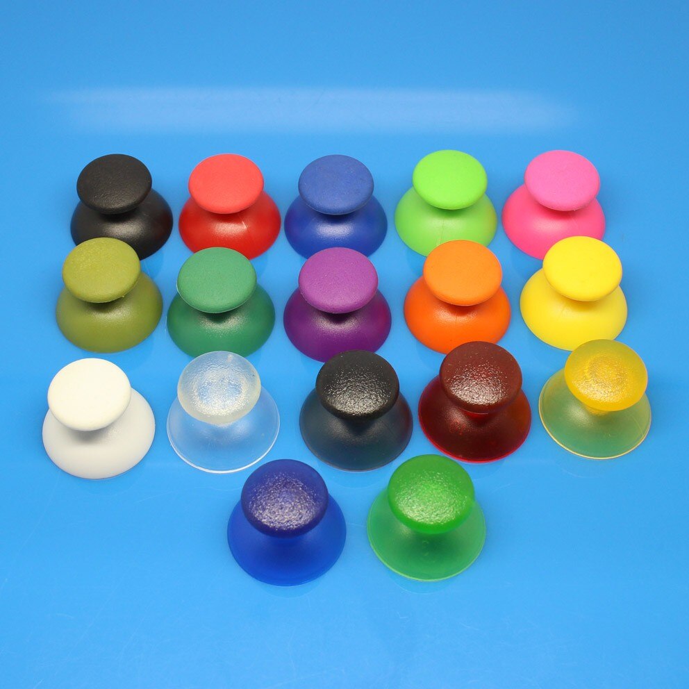2x Colorful Cap Analogico Per PS3 Controller Thumb Grips Cap Nero Analogico Grips Controller di caso Della Copertura Per PS3 joystick
