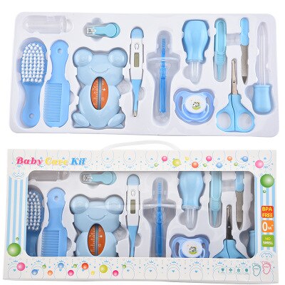 Baby Care Set Baby Benodigdheden Baby En Pasgeboren Zorg Set Baby Care 13 Delige Set Voor Baby Nail Care Gezondheid zorg: Blue Type-B