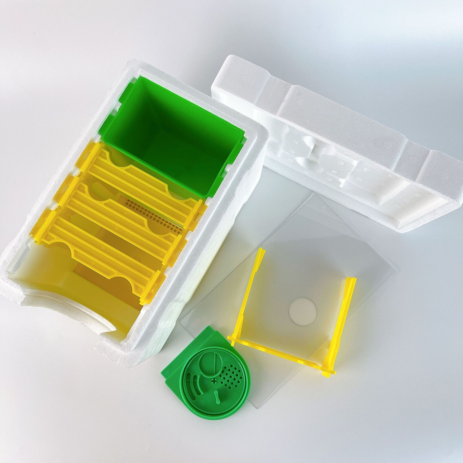 BRICOLAGE Apiculture Abeille Reine Élevage D'élevage D'accouplement Nuc Récolte Polystyrène Ruche Boîte
