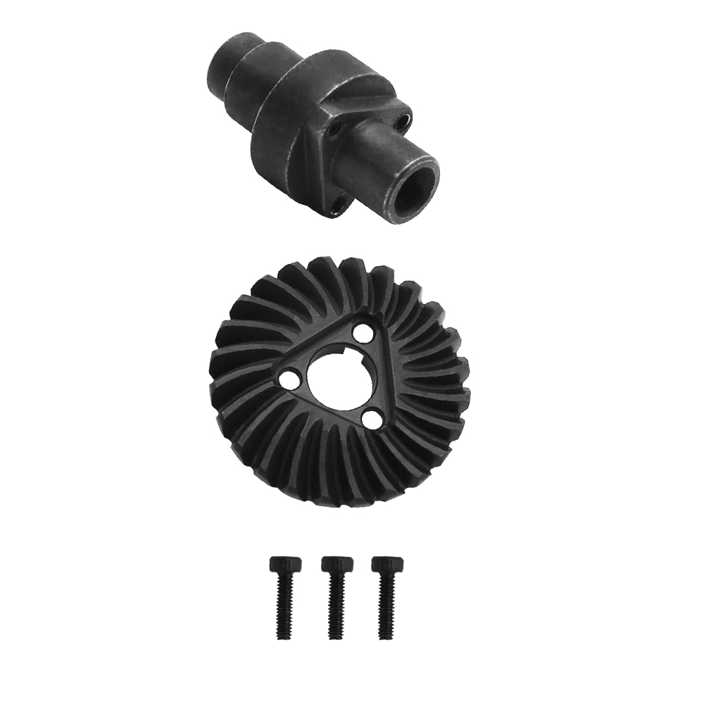 8T 24T/27T/30T/33T Staal Spiraalvormige Bevel As Gear Voor 1/10 rc Crawler Axiale SCX10 Ii Iii 90046 Axi03014 Capra 1.9 Utb