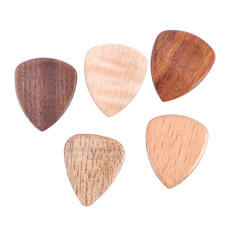 Médiator de guitare en bois pour guitare acoustique électrique pièces de basse Instrument de musique