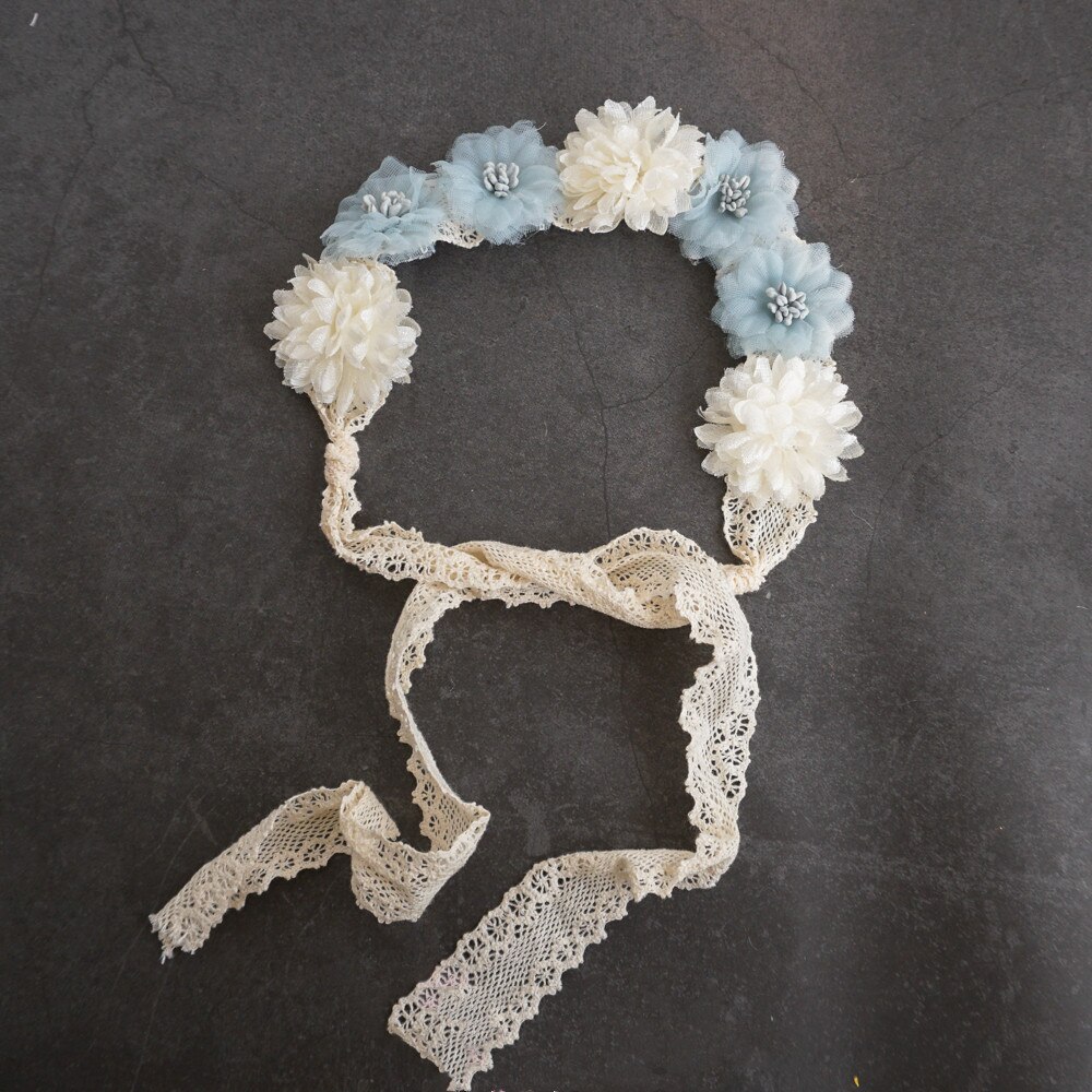 Accessori per capelli per bambini svegli fascia per capelli in pizzo con fiocco fascia per capelli in cotone per bambina accessori per fascia per capelli elastici per bambina appena nata bebes: 1