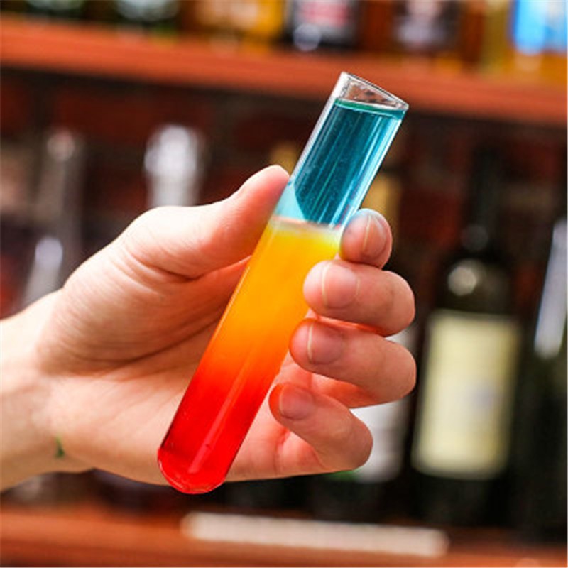 Test Tube Cocktail Glass Bar KTV Night Club Nightclub Home Party Shot Glass Tipsy Molecular gastronomy Wine Cup 10pc/lot