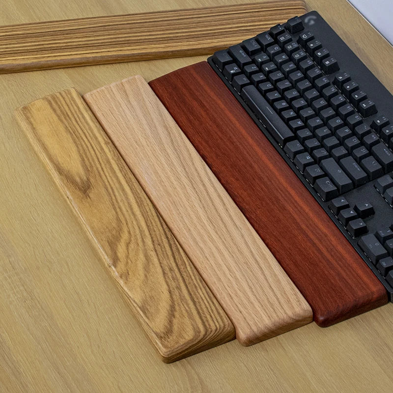 Handballenauflage aus massivem Holz, individuelle Tastatur, Handgelenkauflage aus Holz, Birnenholz, Eiche, Handfläche, betonen für 68/87/98/100/104 Tastaturspielzubehör