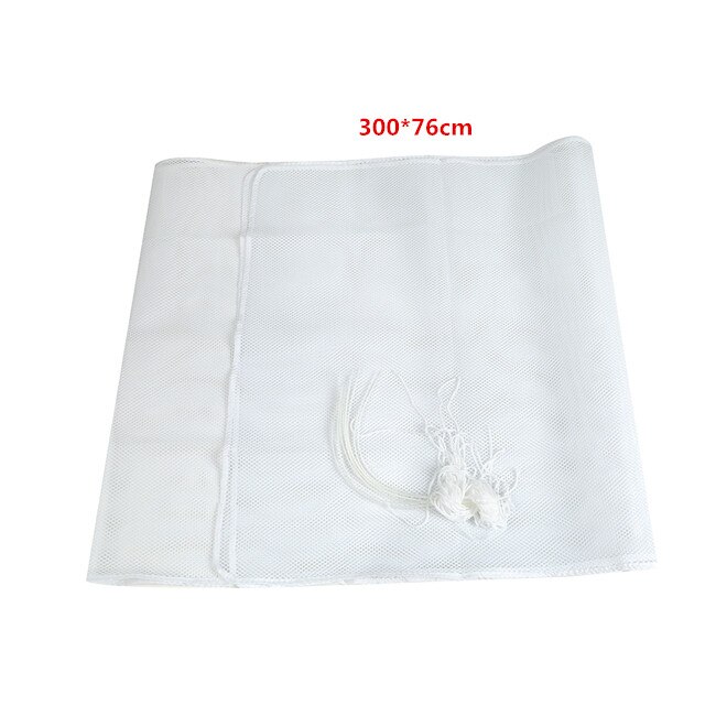 Rede de segurança líquida da cerca da segurança do bebê da proteção da varanda da corda de segurança da escada engrossada branca: 300x76cm