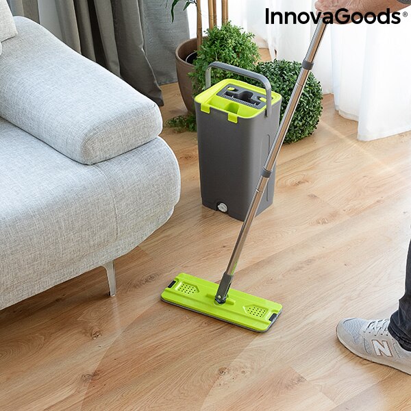 Mopa Fregona con Cubo de Doble Acción Swiftmop InnovaGoods