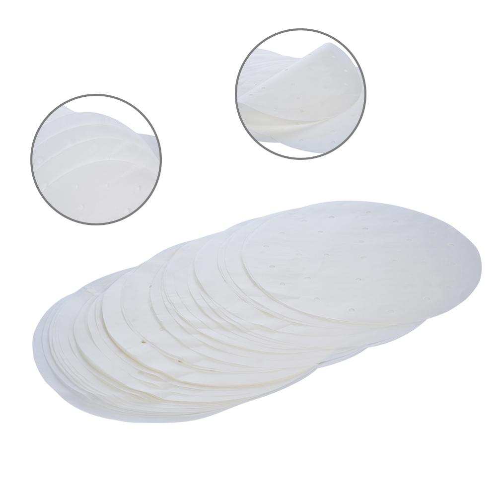 15/20/25/30cm 50pcs Round Baking Paper Circle Parchment Paper Liner BBQ Oven Patty Hamburger Paper Cake Non-Stick Baking Tool
