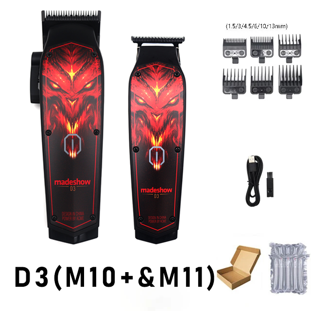 Madeshow D3 Hair Cutter Oil Head Hair Clipper Titanium Plated Ceramic Blade 7000rpm Hair Salon Trimmer M10 M11