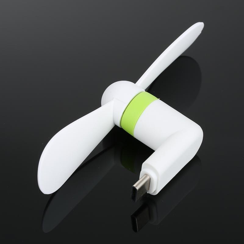 Gorący kreatywny Mini przenośny mikro USB wentylator 5v 1w USB do telefonu komórkowego gadżet wentylatory Tester dla typu C typ C USB-C wentylator ręczny