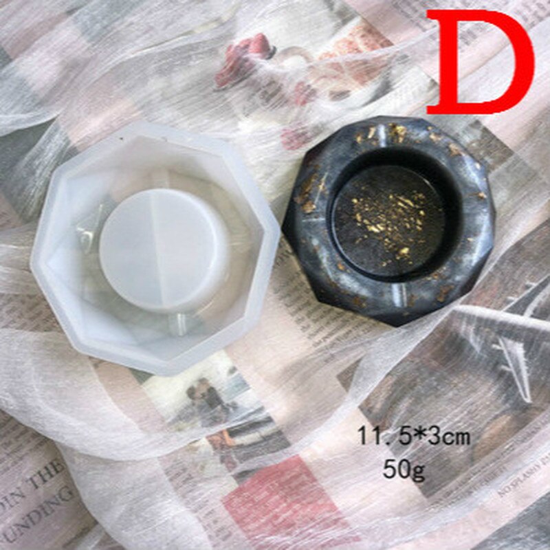 DIY popielniczka żywica formy ręcznie popielniczka UV epoksydowa silikonowa forma ozdoba robić domu rękodzieło narzędzia robić tworzenia biżuterii: D