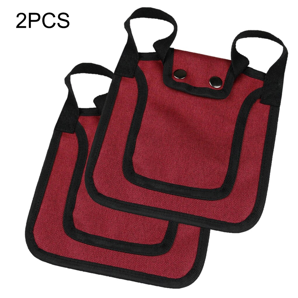 Pack von 2 Huhn Sattel Universal- Oxford Tuch Hühner Schutzhülle Schürzen Zurück FlüGel Feder Wachstum Schutz Zubehör: Wein rot