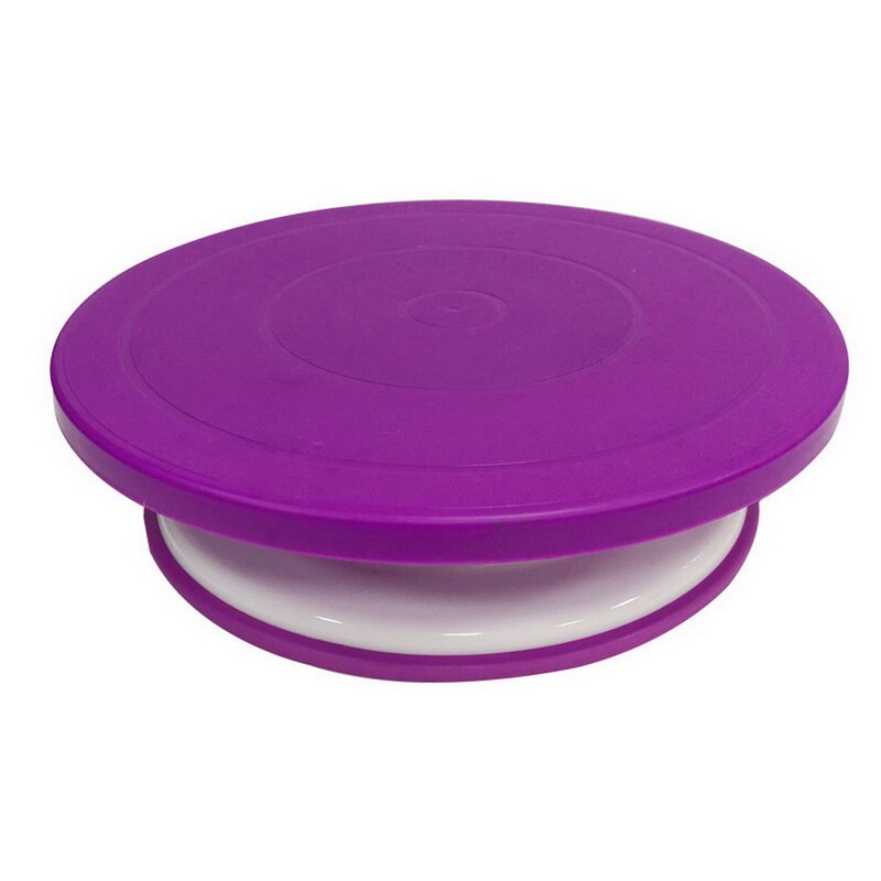 Plastic Cake Rotating Table DIY Baking Cake Stand Cake Turntable Rotating Cake Decorating Baking Tool Kitchen Supplies