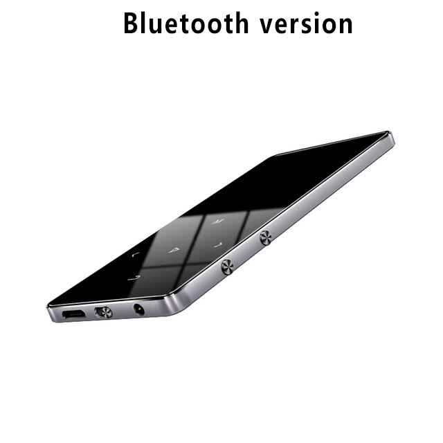 Mp3 Player X2 Hifi Metal Portable Bluetooth Music Walkman with Fm Radio Recording Built-in Speaker Touch Key 1.8 Inch Tft Screen: silver-BT / 8GB