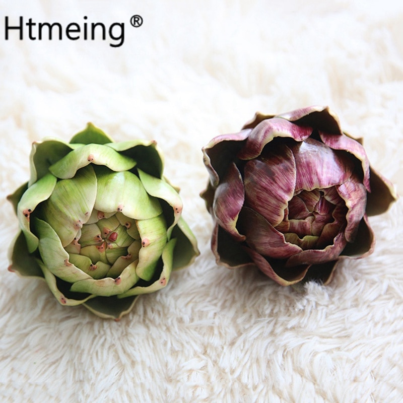 Kunstmatige Artisjok Plastic Plant Voor Keuken Thuis Art Decor Tafel Display Decoratie, 11 Cm Diameter