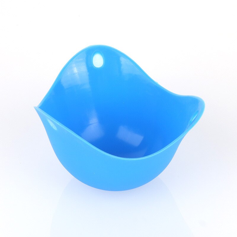 Chaudière à œufs en Silicone multicolore haute température, cuiseur à œufs en Gel de silice et: blue