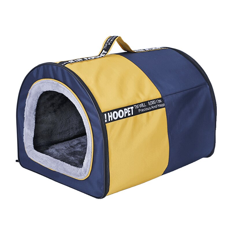 Hoopet Haustier Großen Hund Bett Zelt Haus Warme Weiche Nest Welpen Zwinger Sofa Katze Haus Katze Schlafsack Bett: 60x48x43cm