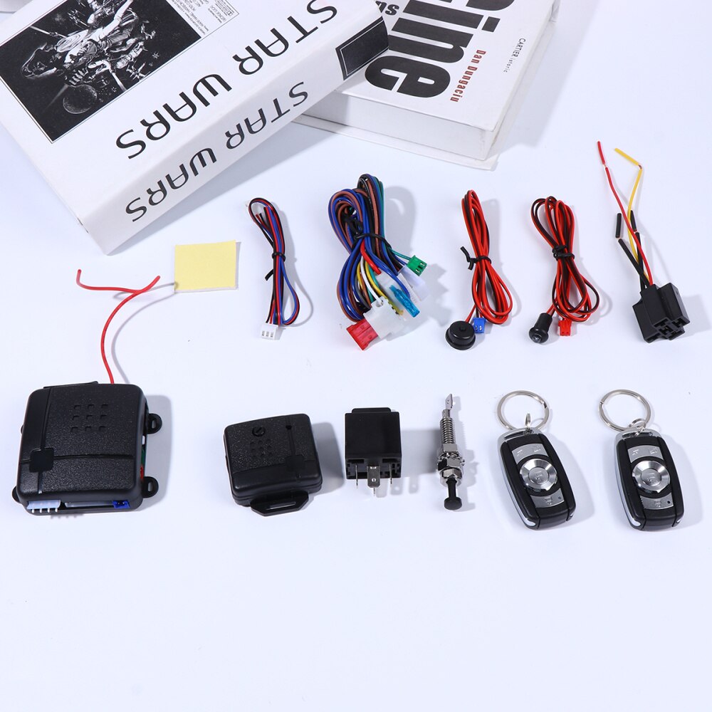 1 Set of Car Alarm System Smart 12V Locking Alarm System for Car Vehicle