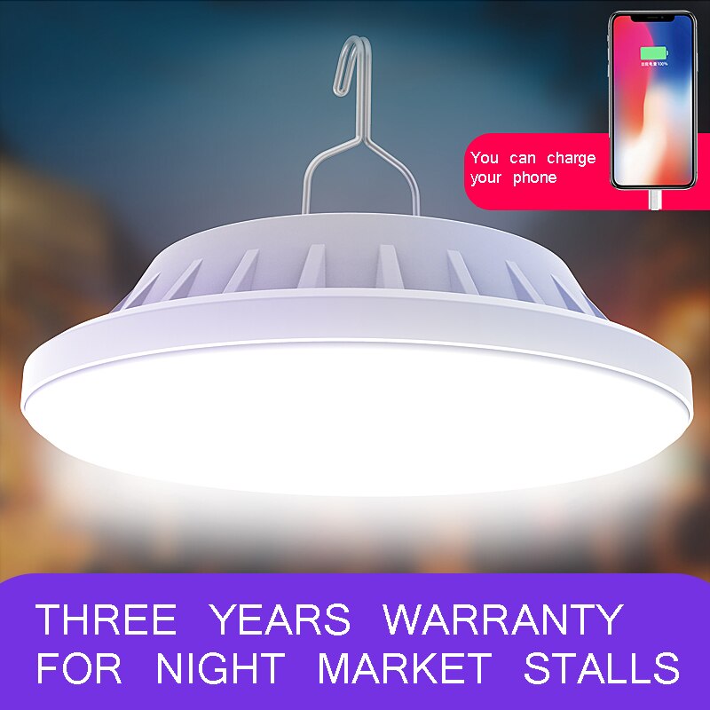 Camping Lamp Foldable Hook Rechargeable 3600mah Water Resistant Portable Lantern remote control 3.7-4.2v waterproof 60w