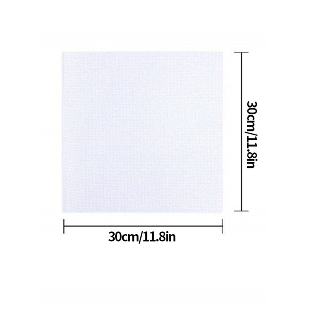 14ct aida tyg gör det själv korsstygn tyg bomull broderi tyg mesh broderi hantverk duk lakan 30 x 45cm 30 x 30cm: 30 x 30cm