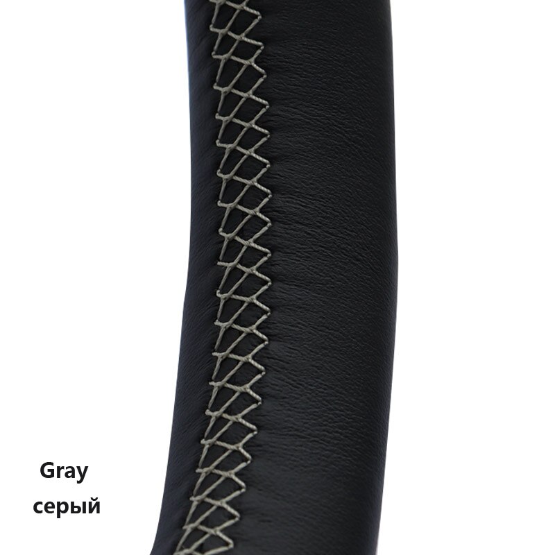 Hand-Gestikt Kunstmatige Lederen Stuurwiel Voor Mercedes-Benz W164 M-Klasse ML350 ML500 2005 2006 x164 Gl-Klasse Gl: Gray Thread