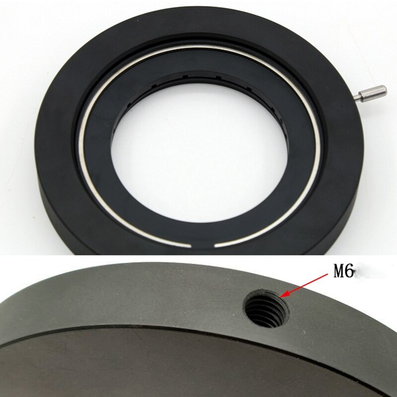 Adjustable 2-50mm Aperture Module All-in-one Iris Diaphragm Aperture Microscope Camera Adapter Microscope Accessories