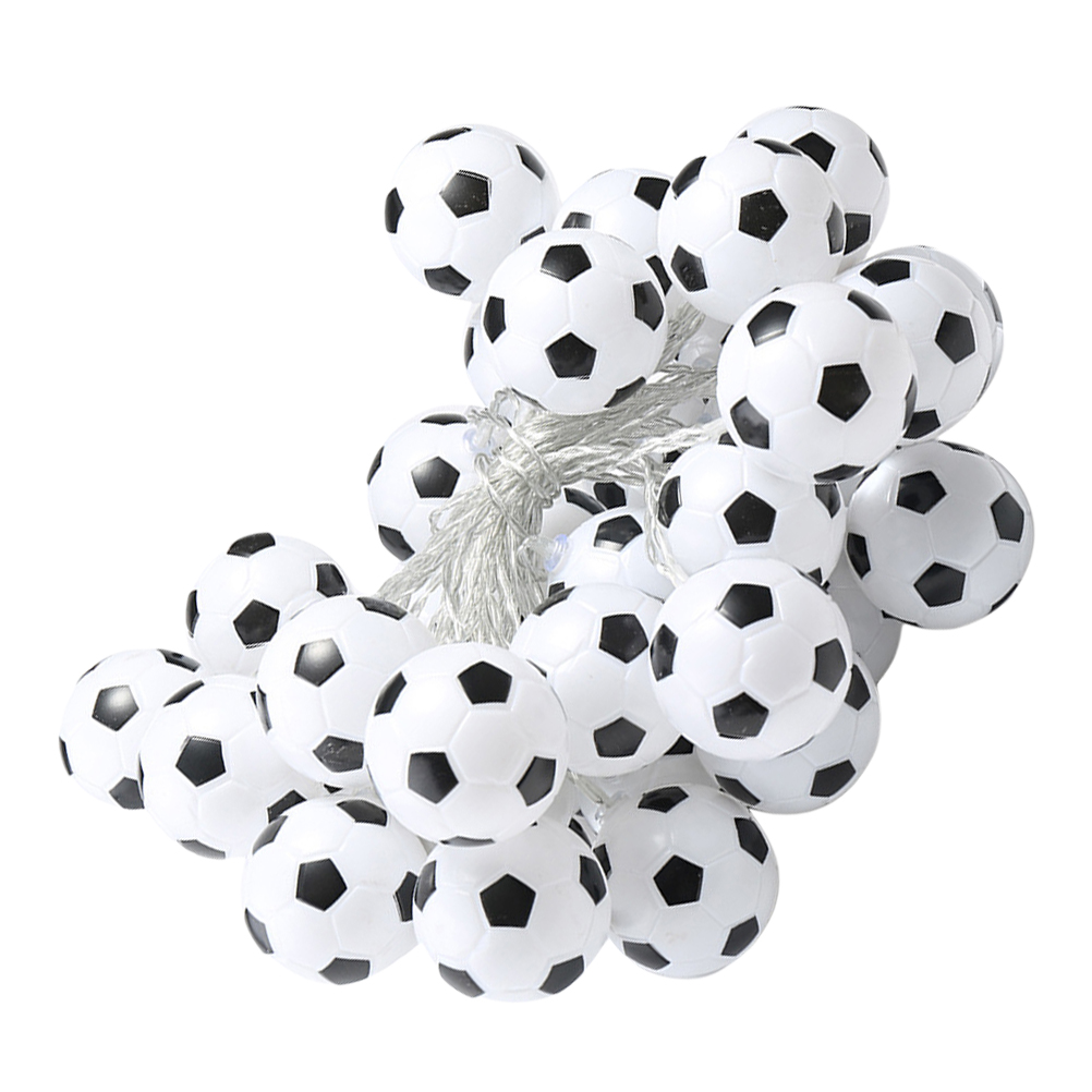 FußBall-Lichterkette, Feen-LED-Lampe, Dekor, dekorative FußBall-Fußbälle, Weihnachten: Ursprünglich Titel
