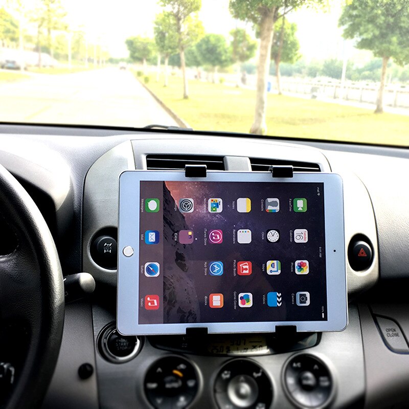 Universaali 7.9 8 9 10.5 11 tuuman auton taulutietokoneen pidike auton auto cd -kiinnityspidike teline samsung -välilehdelle a  a6 7.0 10.1 9.7 8.0 soporte