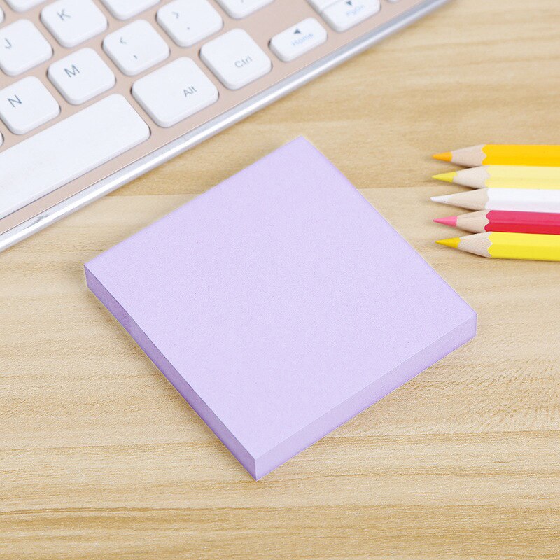 100 Sheets Fluorescent Color Self-Stick Notes Port... – Grandado