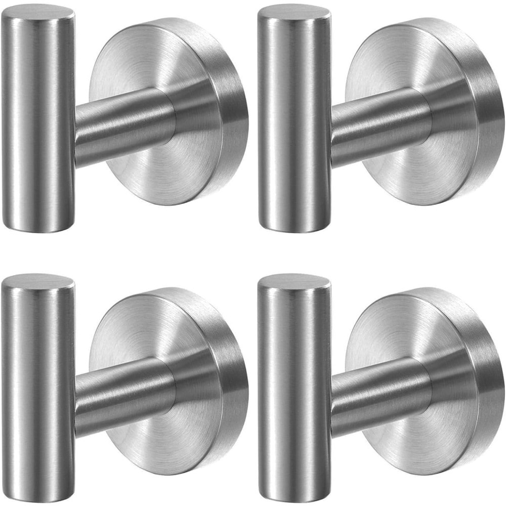 Ganchos para toallas de baño, soporte de almacenamiento de acero inoxidable SUS 304, perchero resistente, gancho de pared montado en la pared para baño y sala de estar