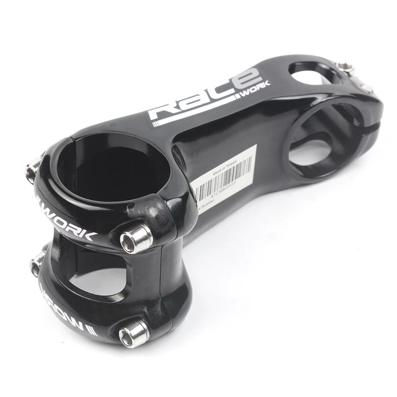 RACEWORK Mtb Power Stem Road Bike Mountain Cycling Stem Riser 31 8 Negative Table 20 Degrees Bicycle Handlebar Bridge 80/90/100